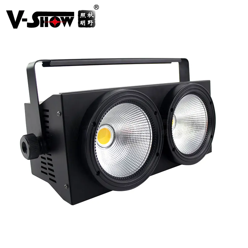 New Arrival LED Blinder 2 Heads 2*100W COB WW/CW Warmwhite/Coolwhite LED Blinder Light Stage Audience Light