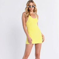 2022 new casual sexy halter neck dress vita tinta unita summer women dress