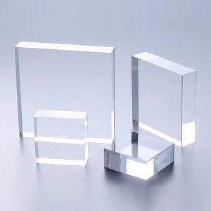 Acrylic 8x10 khung khối Acrylic cơ sở hiển thị bảng tùy chỉnh màu sắc trong suốt Acrylic khối - Product Image 2