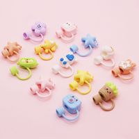 Lot de capuchons de paille en silicone anti-poussière, accessoires pour gobelets, motifs de dessins animés roses mignons 3D