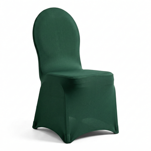 Funda Elástica Gruesa y Opaca de Spandex Color Marfil, Ecológica, Duradera y Moderna para Sillas Plegables de Conferencia - Product Image 1