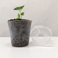 Pot de pépinière en plastique transparent pour orchidées, pot de fleurs en plastique, pot de fleurs en plastique, fournitures de jardinage Garden Bee, pas cher