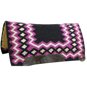 Tapis de selle western en laine de Nouvelle-Zélande personnalisable, de haute qualité, confortable, durable et protecteur pour l'équitation, le dressage et le ranch. - Product Image 1