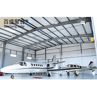 Conception professionnelle de tous types d'hangars pour avions, structure en acier, hangar préfabriqué en métal pour avions