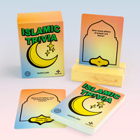 Jeu de cartes sur le thème de la Lune en papier écologique de qualité supérieure avec boîte, durable et portable, personnalisable auprès d'un fabricant en gros