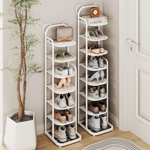 Étagère à chaussures multi-niveaux en métal Jinsheng X327S, gain de place, rangement intérieur, armoire à chaussures pour entrée, utilisation domestique simple - Product Image 3