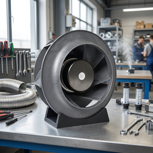 Ventilatore Centrifugo a Pale Rovesceggenti JEEK R2E190-H045-01BT, 2500rpm, 190mm, per Purificatore d'Aria, 50HZ, 65W, Motore AC Senza Spazzole - Product Image 6