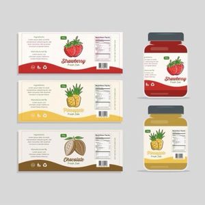 Custom Adhesive Printed Eco-friendly Glossy Waterproof Vinyl Labels for Food Packaging - Product Image 3