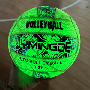 JYMINGDE Ballon <span class=keywords><strong>de</strong></span> <span class=keywords><strong>volley</strong></span>-<span class=keywords><strong>ball</strong></span> à mailles souples LED rechargeable Taille 5 Lumineux dans le noir Ballon <span class=keywords><strong>de</strong></span> <span class=keywords><strong>volley</strong></span>-<span class=keywords><strong>ball</strong></span> - Product Image 5