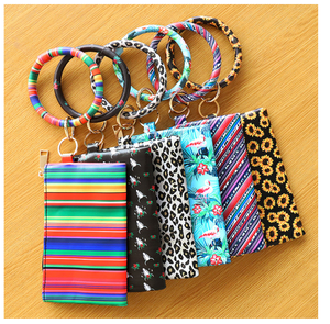 PU Portachiavi di Cuoio Del Braccialetto Delle Signore Frizione Braccialetto Panino Del Sacchetto Del Telefono Del Raccoglitore Borse - Product Image 5