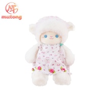 Boneka Domba Keriting Kawaii Grosir, Mainan Boneka Domba Pink Putih, Hadiah Pasangan & Persahabatan, Dekorasi Rumah, Hadiah Anak