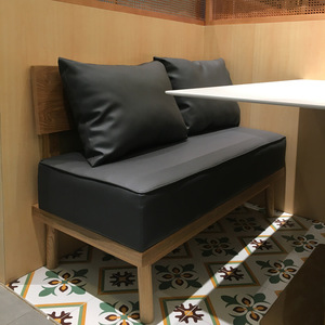 Table et chaise de restaurant, canapé de banquette pour café, cafétéria, restaurant de nouilles, table en marbre pour salon de thé boba - Product Image 6