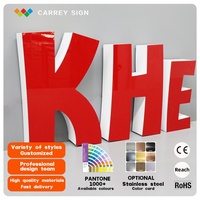 Letrero Carrey Personalizado, Letrero Publicitario con Letras en Relieve, Letrero Grande para Hotel, Letrero 3D con Logotipo para Negocios