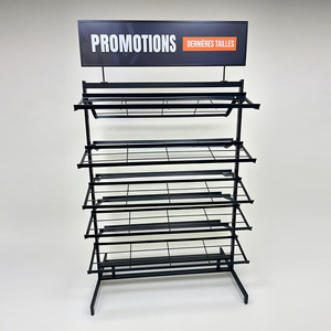 Espositore Personalizzato per Sneaker Sportive, Scaffale per Scarpe da Calcio, Corsa e Basket, Design d'Interni per Negozi di Articoli Sportivi - Product Image 2