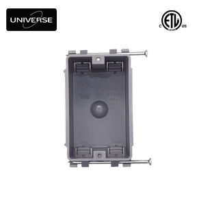 アメリカ規格ETL 1ギャングPVC新規工事用ジャンクションボックス18立方インチ電気ボックスコンセント/スイッチボックスエンクロージャボックス - Product Image 2