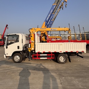五十铃 KV100 4x2 手动变速箱移动式起重机卡车 3.2 吨柴油动力伸缩折叠臂新型车载起重机 - Product Image 6