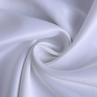Tissu uni extensible en spandex/polyester blanc pur, doux et respirant, pour robes d'automne/hiver, maillots de bain, textiles de maison, filles et garçons