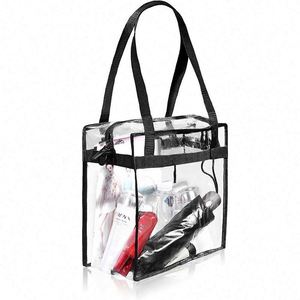 Bolsa de Mano Transparente Grande y Elegante Personalizada, Bolsa de Hombro de PVC Transparente con Impresión de Letras, Bolsa de Playa, Bolsa de Viaje, Bolsa de Compras para Mujer - Product Image 4