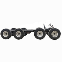 Boîte de vitesses, moteur 60V/72V, 4 roues motrices, 4x4, ATV électrique, UTV, quad, voiture, essieu avant et arrière avec 8 grandes roues