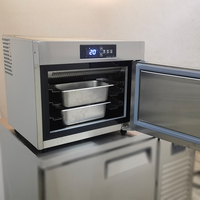Aumesch Mini congélateur à congélation rapide de petite taille Équipement de réfrigération à dégivrage automatique moins 35 °C pour crème glacée Gelato