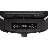 Tragbarer Elektrischer Raclette & Steak-Grill Rauchfreier Indoor Französischer Haushaltsgrill 1500W Aluminium-Grill