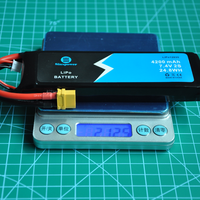 Baterai Solid State Sinxpower ODM FPV Drone 2S 7.4V 4200mAh 45C High Rate 800 Siklus untuk Drone RC UAV
