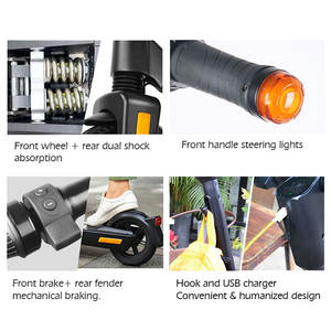 Mankeel Steed EU Drop Shipping Similar Xio Mi Pro 2 Scooter eléctrico plegable de dos ruedas para adultos - Product Image 2