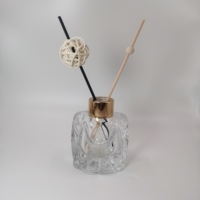 Bouteilles diffuseurs de parfum en verre dépoli transparent 50ml/100ml, décoration d'intérieur, désodorisant, bouchon à vis, emballage vide