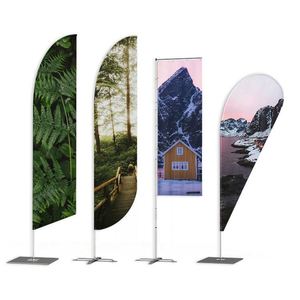 Outdoor Advertising Feather <b>Flags</b> Custom Sublimation Beach <b>Flag</b> Flying Tear Drop <b>Flag</b> Banner Printed - Product Image 6