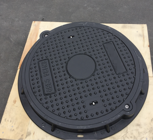 OEM 서비스 EN124 D400 SMC 도난 방지 사각형 원형 맨홀 뚜껑 (도로 안전용) JQ 브랜드 - Product Image 4