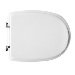 Couvre-siège de toilette carré moderne pour bidets Faleri Vaso Adria, en bambou durable et résine d'urée PP, pour salle de bain - Product Image 1