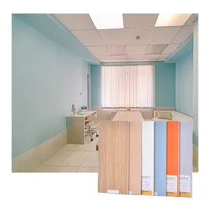 फ़ेफ़ान प्रयोगशाला यूवी सुरक्षात्मक परत शुद्ध रंग आंतरिक दीवार पैनल लकड़ी के अनाज साफ कमरे बाथरूम दीवार पैनल जलरोधक