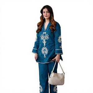 Designer Women's Rayon Slub Kurta Set with Plazzo Suit-Wrinkle Free & Stretchable Party Wear - Product Image 1