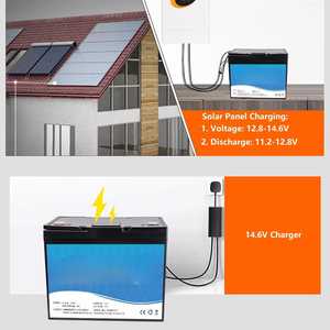 12.8V 50AH RV Portable Recreational Vehicle <b>Lithium</b> <b>Battery</b> LiFePO4 <b>12V</b> 50AH Lead Acid Replacement Solar Related Product - Product Image 4