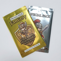 Ensemble de boîtes de boosters personnalisées et de sacs en aluminium pour cartes à collectionner, service d'emballage TCG haut de gamme, pack de boosters professionnel