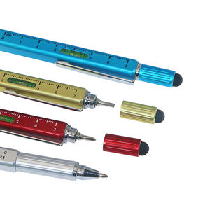 2026 Metal Promotional 6-in-1 Tool <b>Pen</b> with Ruler Level Two-Head Screwdriver for Ball <b>Pen</b> - Product Image 6