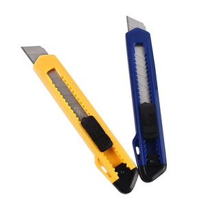 סכין חיתוך ניידת עמידה וקלת משקל באיכות גבוהה, סכין רב תכליתית עם ידית פלסטיק נשלפת - Product Image 5