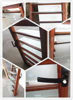 Kesenbao - Volets en aluminium de grande taille, design, à lamelles, réglables, pour fenêtres, volets de plantation pour maison, Ventanas