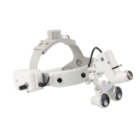 Medical Loupes 2.5X3.5x Magnifying Glass with LED Ultra-clear Spotlight for Dental and Micro Surgery