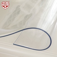 Vente en gros Nappe transparente durable imperméable à l'eau Protection de nappe en plastique PVC