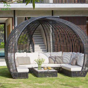 <span class=keywords><strong>Tumbona</strong></span> de lujo moderna para exteriores, cama de día, marco de aluminio de ratán Pe, cojines impermeables, Patio, jardín, sofá cama, juego para <span class=keywords><strong>terraza</strong></span> de Hotel - Product Image 1