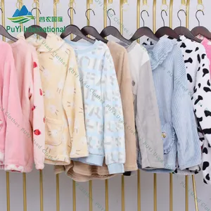 used winter sleepwear cotton flannel pajamas night clothes second hand clothes vietnam buy bulk used clothing
