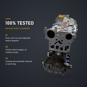 Bloc moteur essence K4M 1.6L DOHC 16 soupapes en fonte, injection multipoint, courroie de distribution pour Renault <span class=keywords><strong>Dacia</strong></span> - Product Image 1