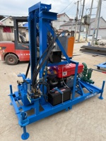 Foreuse hydraulique diesel sur roues pour puits d'eau de 100 à 200 m pour l'irrigation de grandes plantations agricoles