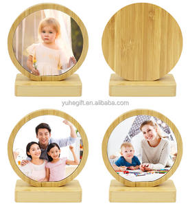 <span class=keywords><strong>Cadre</strong></span> photo en bambou rond au prix d'usine, cadres photo en aluminium pour sublimation, vierges avec base <span class=keywords><strong>magnétique</strong></span> en bois pour presse à chaud - Product Image 6