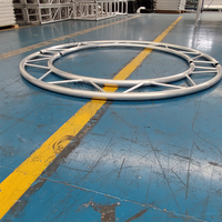 Armazón circular de aluminio para iluminación de techo, escalera vertical, horizontal, plana, curvada