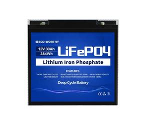 Baterai litium Ion 30ah 12v Lifepo4, baterai siklus dalam layak lingkungan - Product Image 3