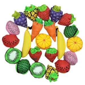 Vietnam Factory Wholesale Grocery Fold Bag Eco-friendly Fruit Design Shopping Bag Custom Logo