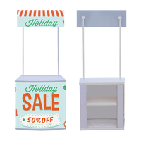 Vente chaude Portable Pliable PP/ABS Présentoir Comptoir Stand pour la Publicité Commerciale & Promotion Utilisation de la Table