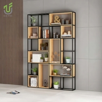 IULTRA Moderne Autoportant Double Face Grande Cloison D'étagère Taille Personnalisée Diviseur De Bureau Mur Ouvert Cloison De Bureau À Domicile